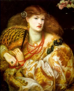  Ross Oil Painting - Mona Vanna Pre Raphaelite Brotherhood Dante Gabriel Rossetti
